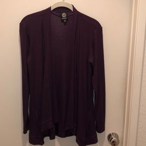 Bobeau open front lightweight cardigan